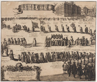 KG 06417
<br/>
Begrafenis Michiel de Ruyter, 1677
<br/>
<em>Hooghe, Romeyn de (1645-1708)</em>